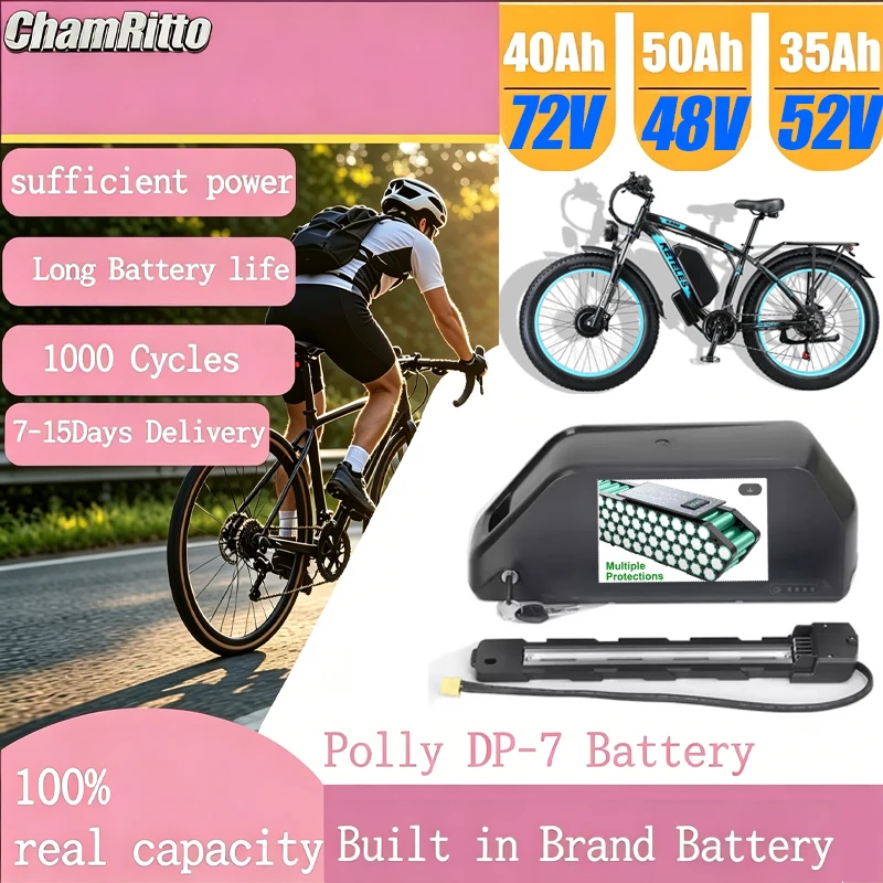 ChampionPolly Ebike 48v50ah Bi - 72V 50Ah 21700 Lithium Battery incelemesi ve fiyatı
