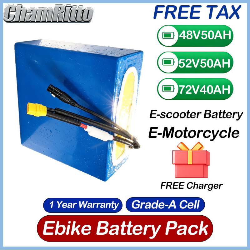 48V 52V 30ah 50ah Elektrikli b - 72V 50Ah 21700 Lithium Battery incelemesi ve fiyatı