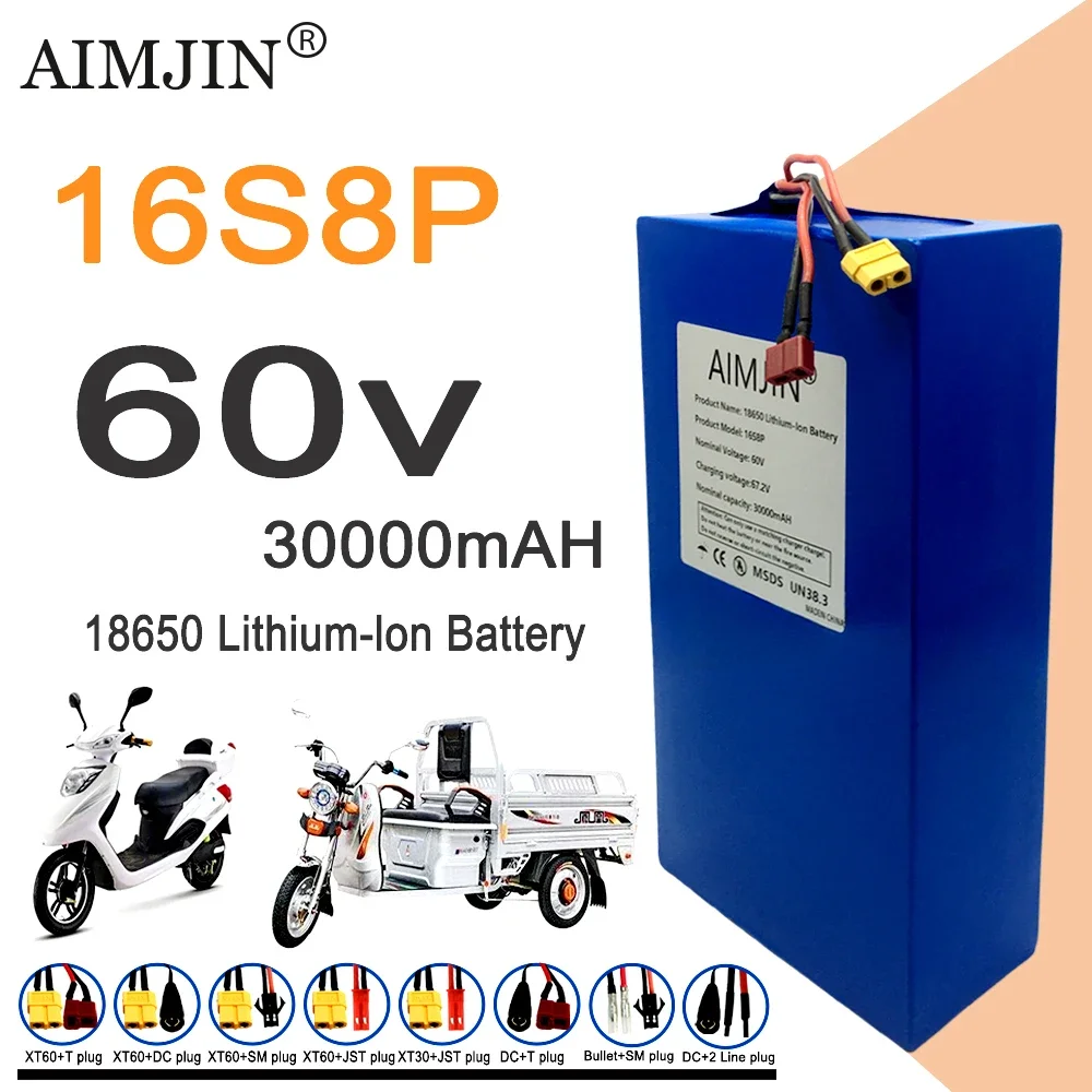 16S8p 1000-3000W Yepyeni Lityu - 60V 50Ah Electric Scooter Battery incelemesi ve fiyatı