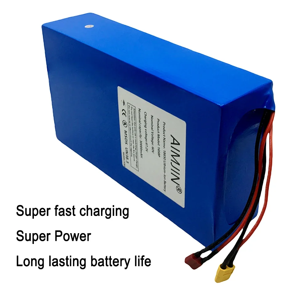 16S8p 1000-3000W Yepyeni Lityu - 60V 50Ah Electric Scooter Battery incelemesi ve fiyatı