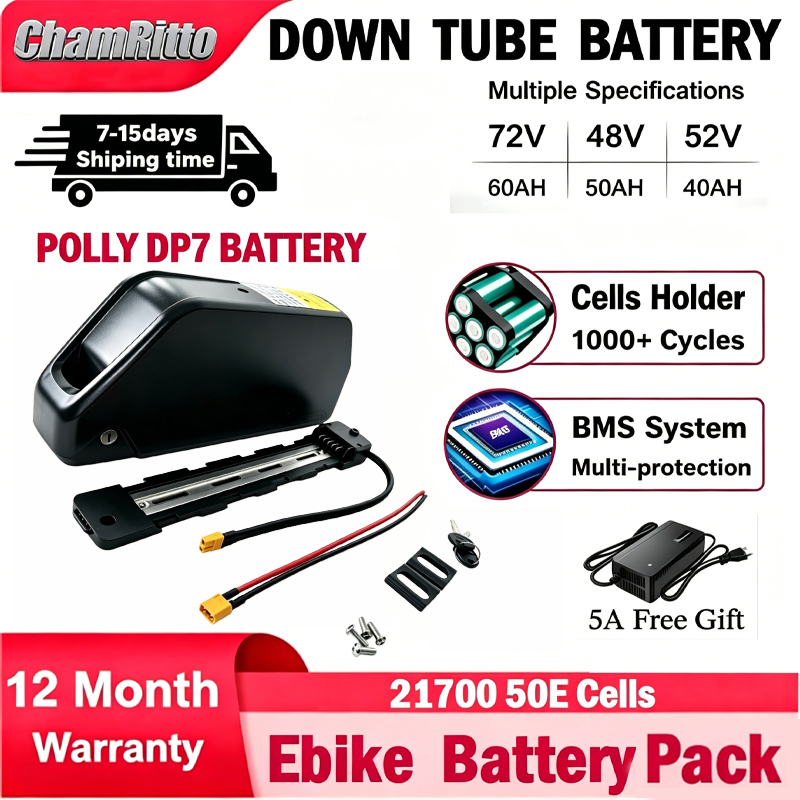 E-bisiklet cham-rider 36v 48v  - 72V 50Ah 21700 Lithium Battery incelemesi ve fiyatı