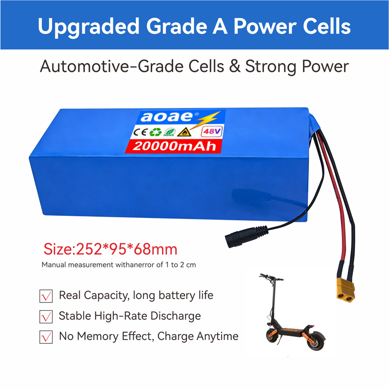 48V Elektrikli Scooter Aküsü 1 - 60V 50Ah Electric Scooter Battery incelemesi ve fiyatı